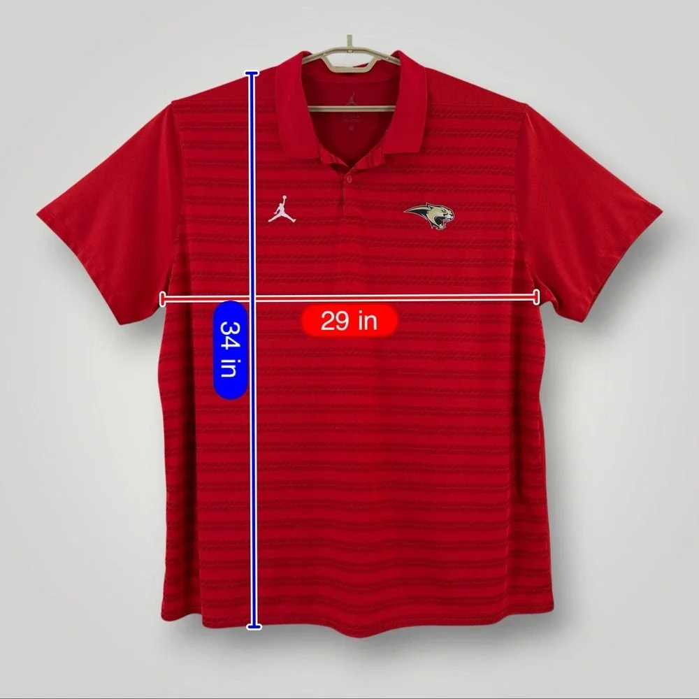 Jordan Dri-FIT Polo Shirt Mens 3XL Jacksonville Jaguars Golf‎ Performance